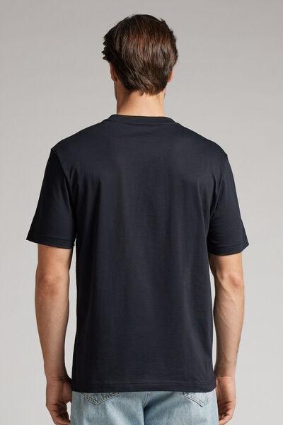 Intimissimi UOMO - Black Extra-Fine Superior Cotton T-Shirt