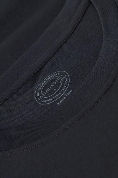 Black Extra-Fine T-Shirt, , large image number 4