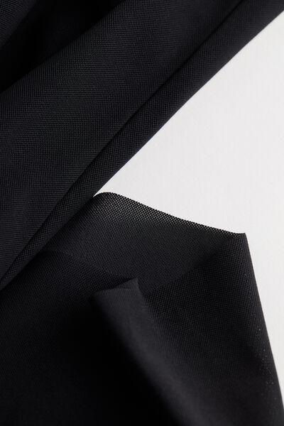 Black Rawedge Micromesh Top, Black, large image number 4