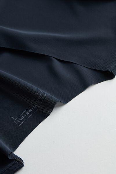 Blue Raw edge Micromesh Top, , large image number 4