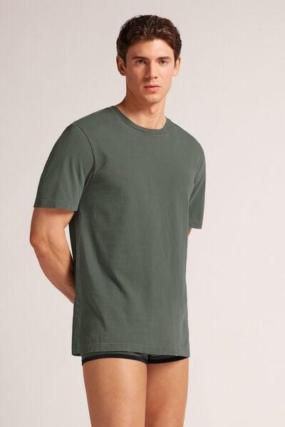 Green Washed Effect T-Shirt, , large image number 1