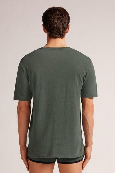 Green Washed Effect T-Shirt, , large image number 3