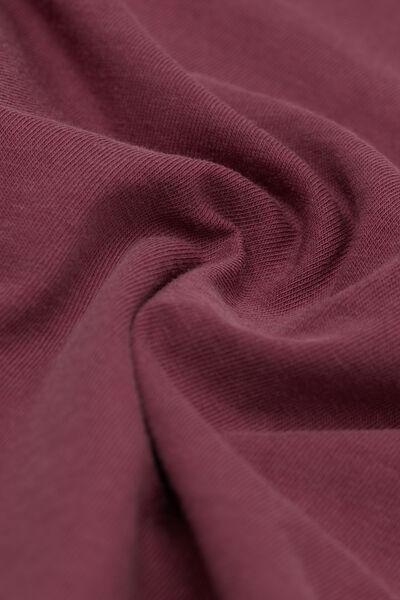 Red Washed-Effect Cotton T-Shirt, , large image number 4