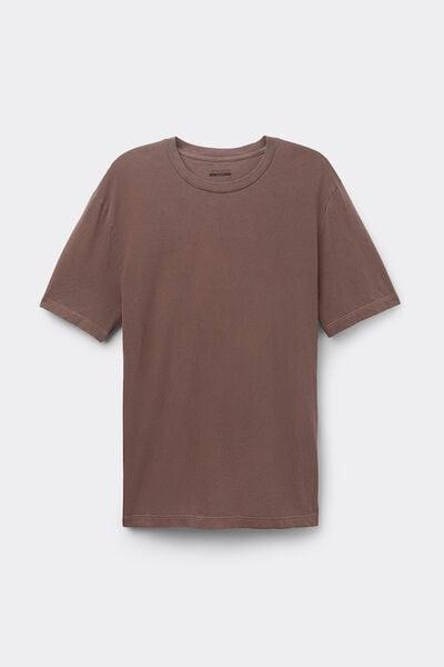 Burgundy Washed Effect T-Shirt, , large image number 2