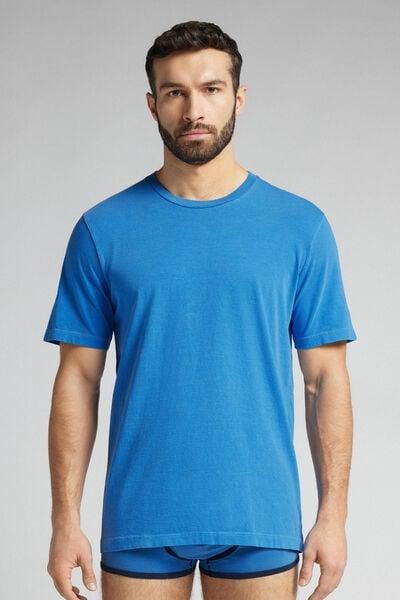 Blue Round Neck T-Shirt, , large image number 0