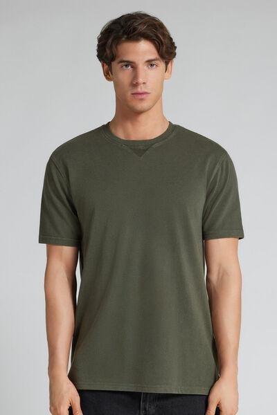 Greentruck Delave Washed Effect Pique T-Shirt, B601_095K, large image number 0