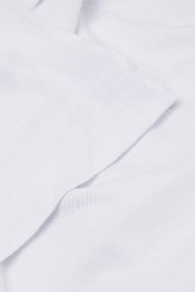White Modal And Silk T-Shirt, White, large image number 4
