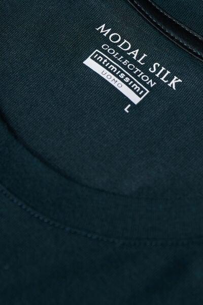 Green Modal And Silk T-Shirt, B601_132J, large image number 7