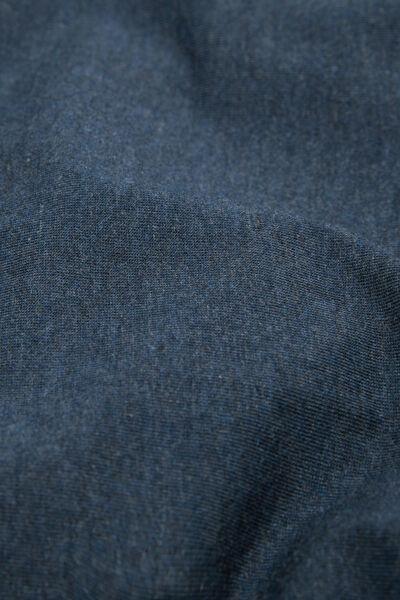 Navy Short Sleeve Soft Silk T-Shirt, B601_3120, large image number 4