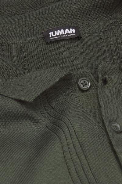 Green Short Sleeve 100% Cotton Polo T-Shirt, B601_078K, large image number 4