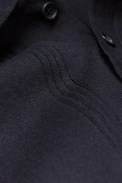 Blue Short Sleeve 100% Cotton Polo T-Shirt, B601_503J, large image number 4