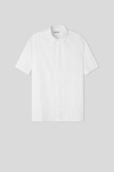 White Short-Sleeved Shirt, , large image number 2