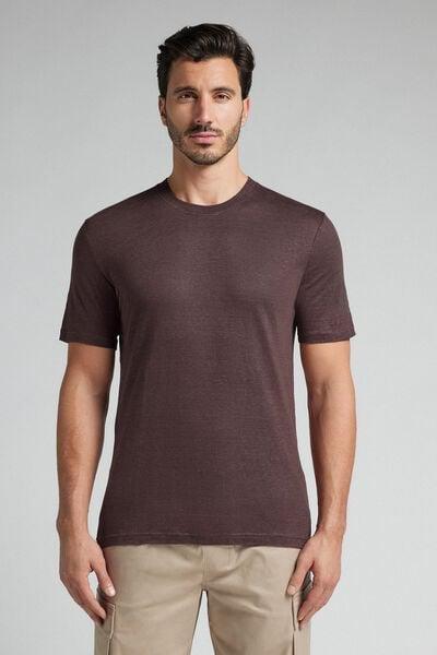 Violet Linen T-Shirt, , large image number 0