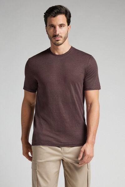 Violet Linen T-Shirt, , large image number 1