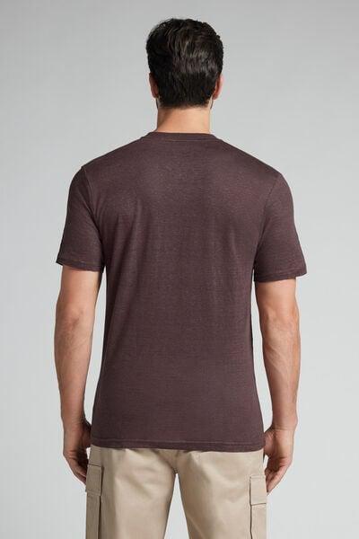 Violet Linen T-Shirt, , large image number 3