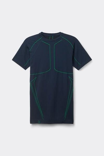 Blue Notte Short-Sleeved Technical Sports Top, , large image number 1