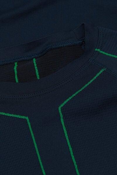 Blue Notte Short-Sleeved Technical Sports Top, , large image number 4