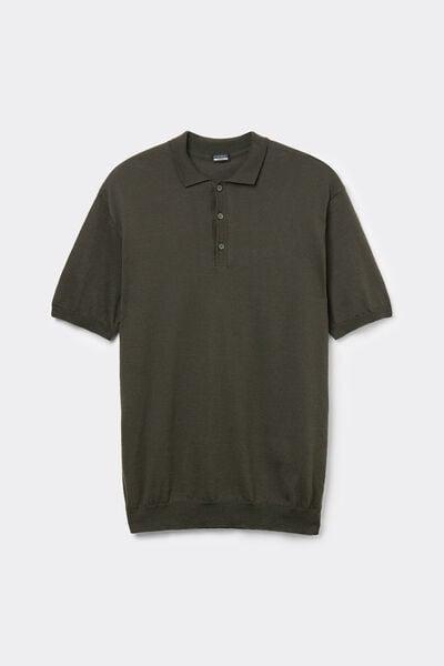 Green Short-Sleeved Polo Shirt, , large image number 1
