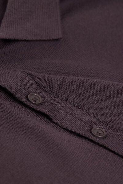 Burgundy Jersey Polo Shirt, , large image number 4