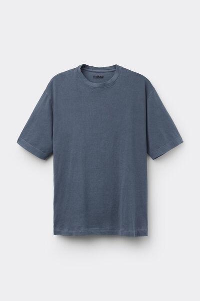 Blue Washed Effect Oversized T-Shirt, B601_394J, large image number 2