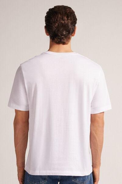 White Comics Printed T-Shirt, , large image number 3