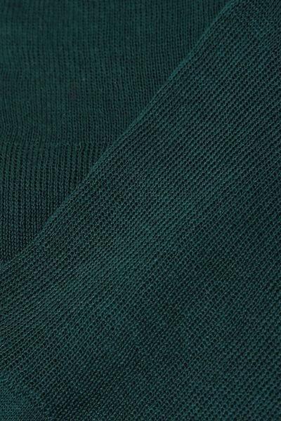 Green - 132J - Verde Scuro Long Sateen Cotton Lisle Socks, MEN, B601_132J, medium