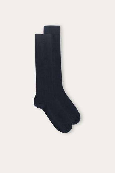 Intimissimi UOMO - Blue Long Superior Cotton Socks