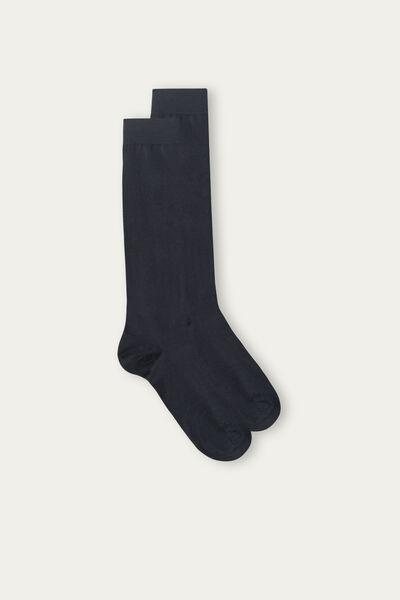 Grey Long Superior Cotton Socks, , large image number 0