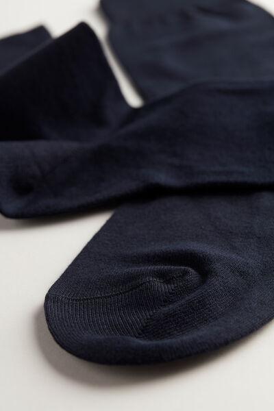 Blue Short Warm Cotton Socks, , large image number 2