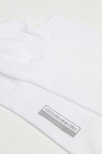 White Superior Cotton Socks, , large image number 1