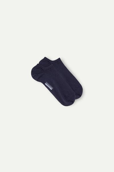 Blue Superior Cotton Socks, , medium
