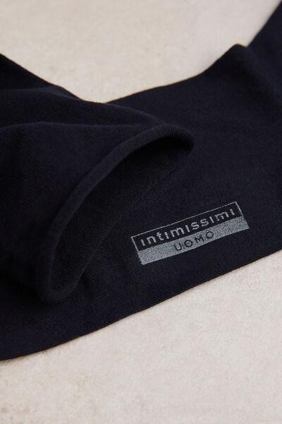 Blue Extra-Short Superior Cotton Socks, , large image number 0