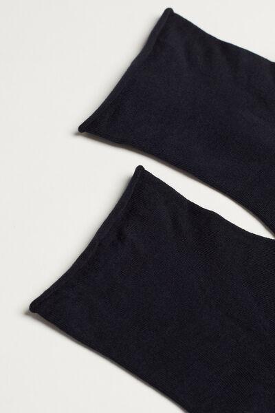 Blue Extra-Short Superior Cotton Socks, , large image number 2