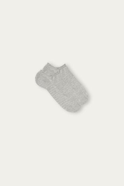Grey Terry Cotton Socks, , large image number 1