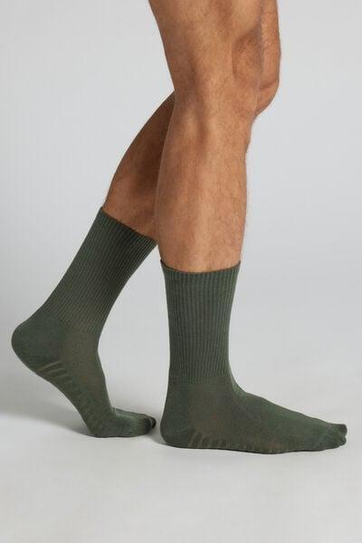 Green Truck Terry Short Cotton Socks, B601_078K, medium