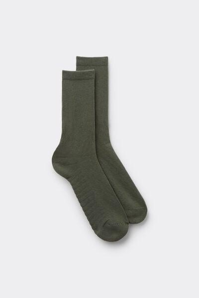 Green Truck Terry Short Cotton Socks, B601_078K, large image number 1