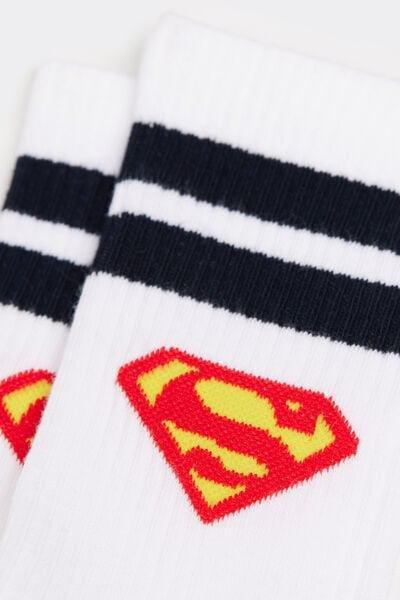 White Short Printed Socks, B601_842J, large image number 2