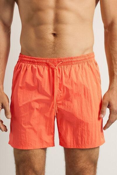 Orange Neon Swim Shorts, B601_879J, large image number 0