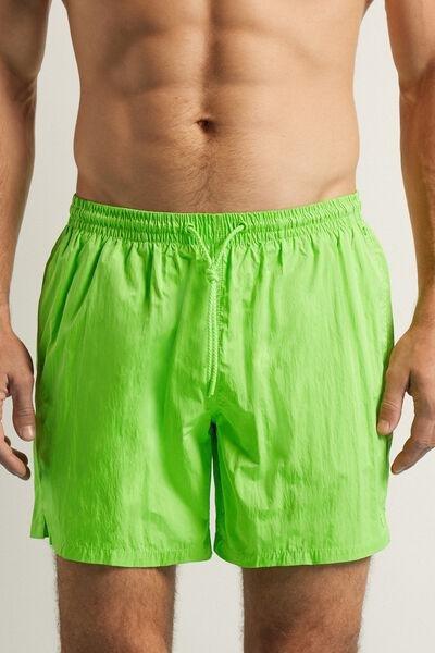 Green Neon Swim Shorts, B601_929J, medium