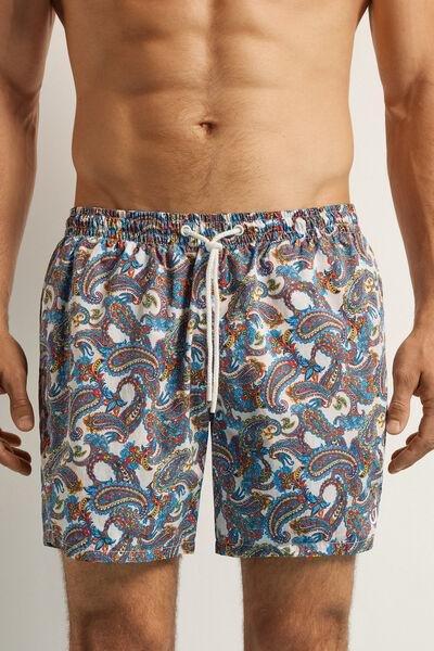 Multicolour Paisley Swim Shorts, B601_925J, medium