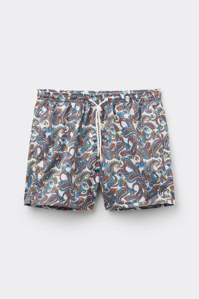 Multicolour Paisley Swim Shorts, B601_925J, large image number 2