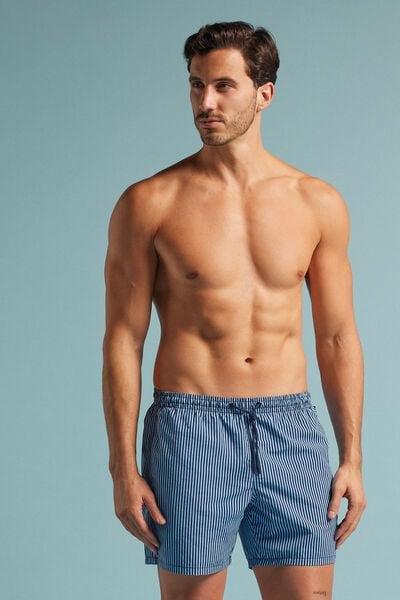 Blue Striped Swim Trunks, , large image number 2