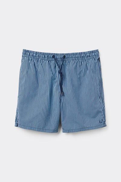 Blue Striped Swim Trunks, , large image number 2