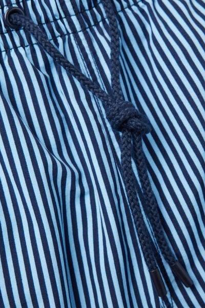 Blue Striped Swim Trunks, , large image number 4