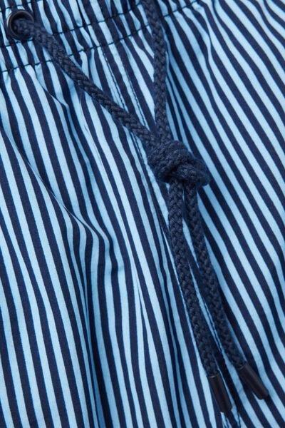 Blue Striped Swim Trunks, , large image number 4