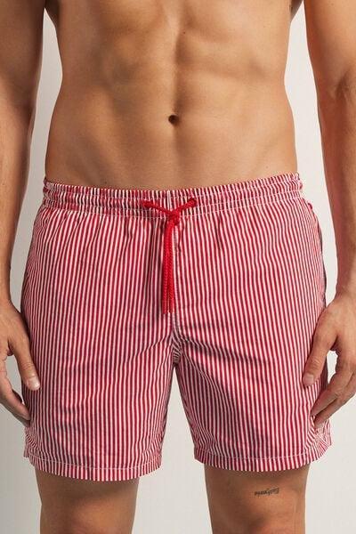 Red Striped Swim Trunks, , large image number 0