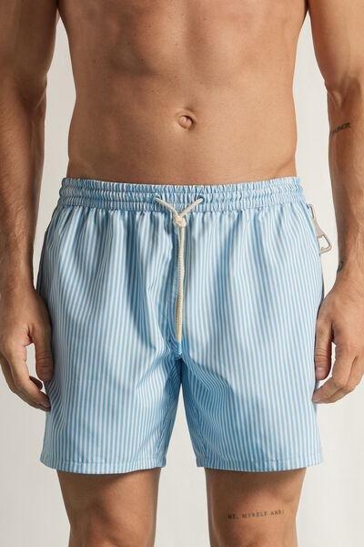 White/Blue Reversible Striped Swim Trunks, B601_214K, large image number 0