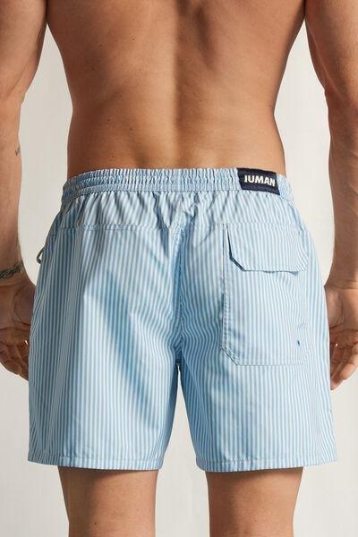 White/Blue Reversible Striped Swim Trunks, B601_214K, large image number 3