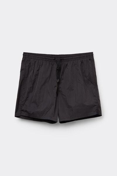 Black Solid-Colour Swim Shorts, , large image number 2