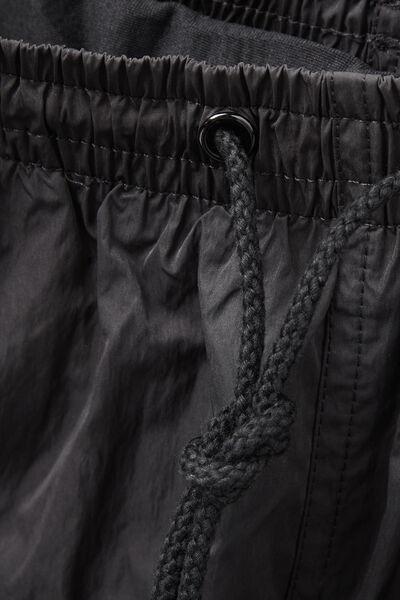 Black Solid-Colour Swim Shorts, , large image number 4